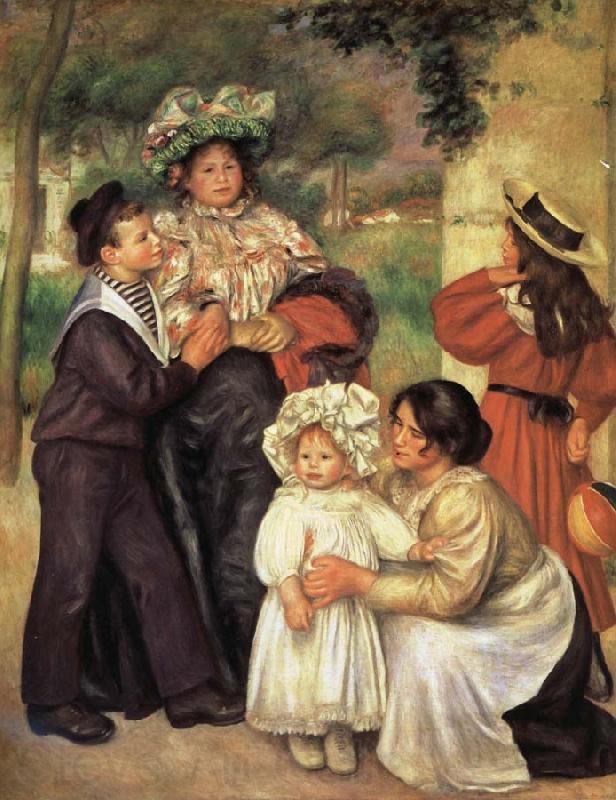 Pierre Renoir The Artist's Family